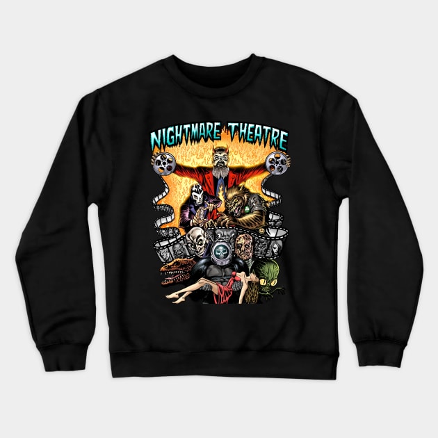 Nightmare Theatre Crewneck Sweatshirt by Nightmare Theatre